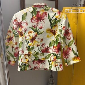 St John Sport Floral Women's Jacket Size P
